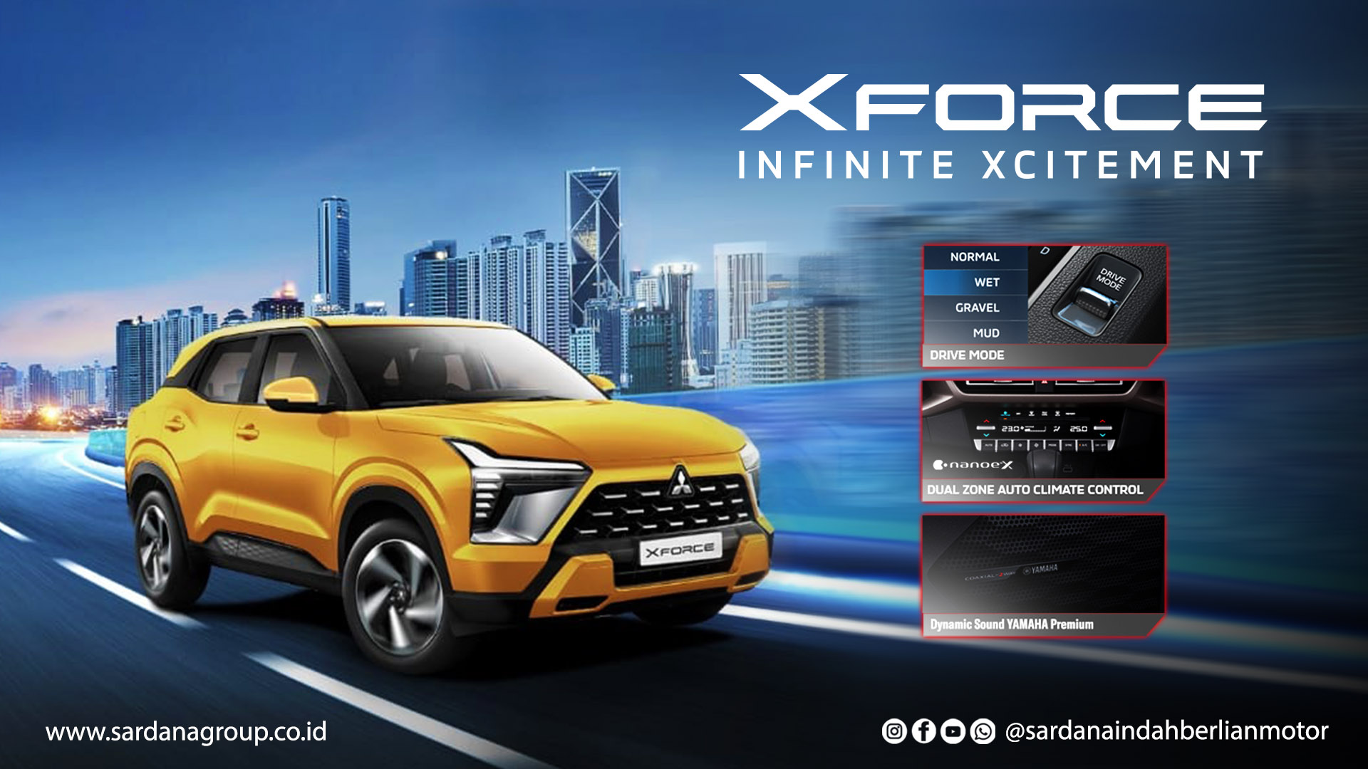 Promo, Simulasi Kredit dan Harga Mitsubishi Xforce Kota Medan Agustus 2024